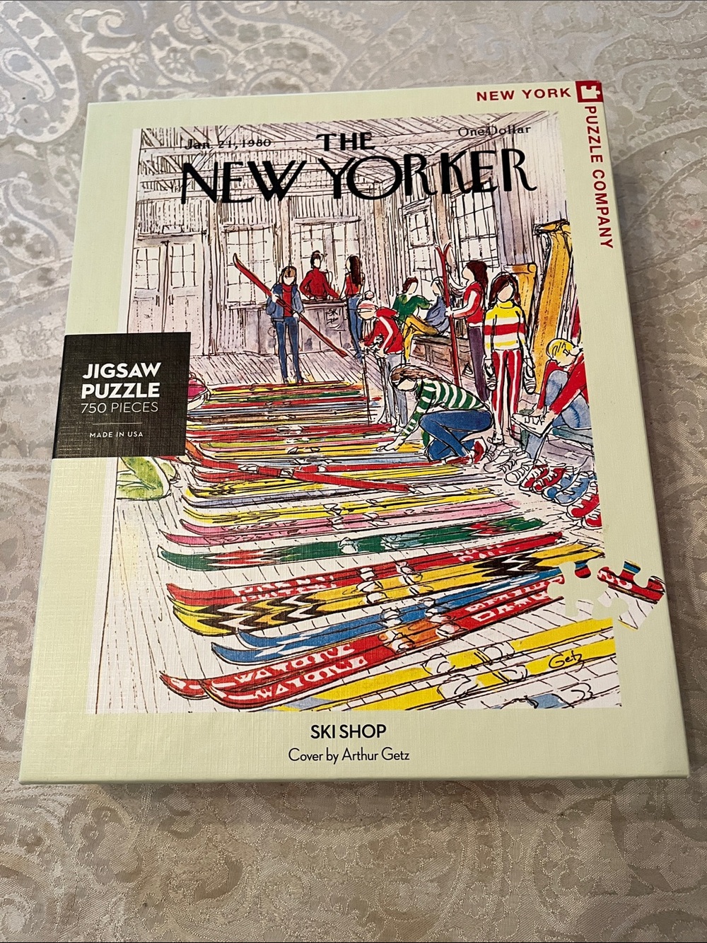 'Ski Shop' Jigsaw Puzzle 750 Pieces  - The New Yorker in EUC!